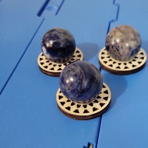 Lot of 3 Sodalite Spheres